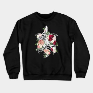 Rib Cage Floral 6 Crewneck Sweatshirt